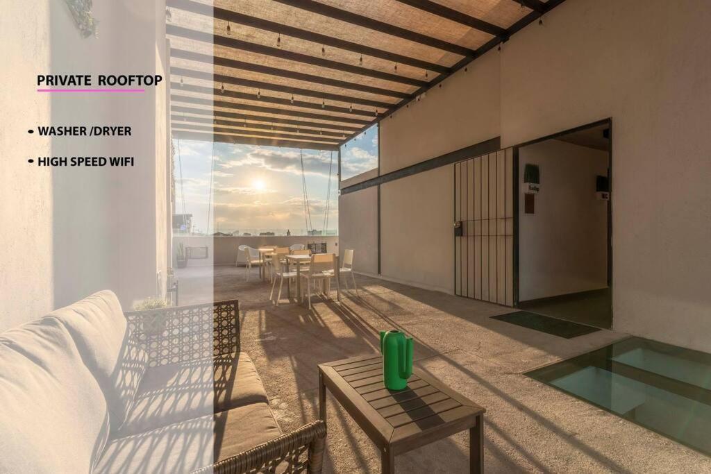 P102 Modern 3bdrm 2bath Private Balcony & Rooftop Mexico City