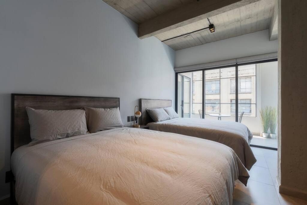 P102 Modern 3bdrm 2bath Private Balcony & Rooftop Mexico City